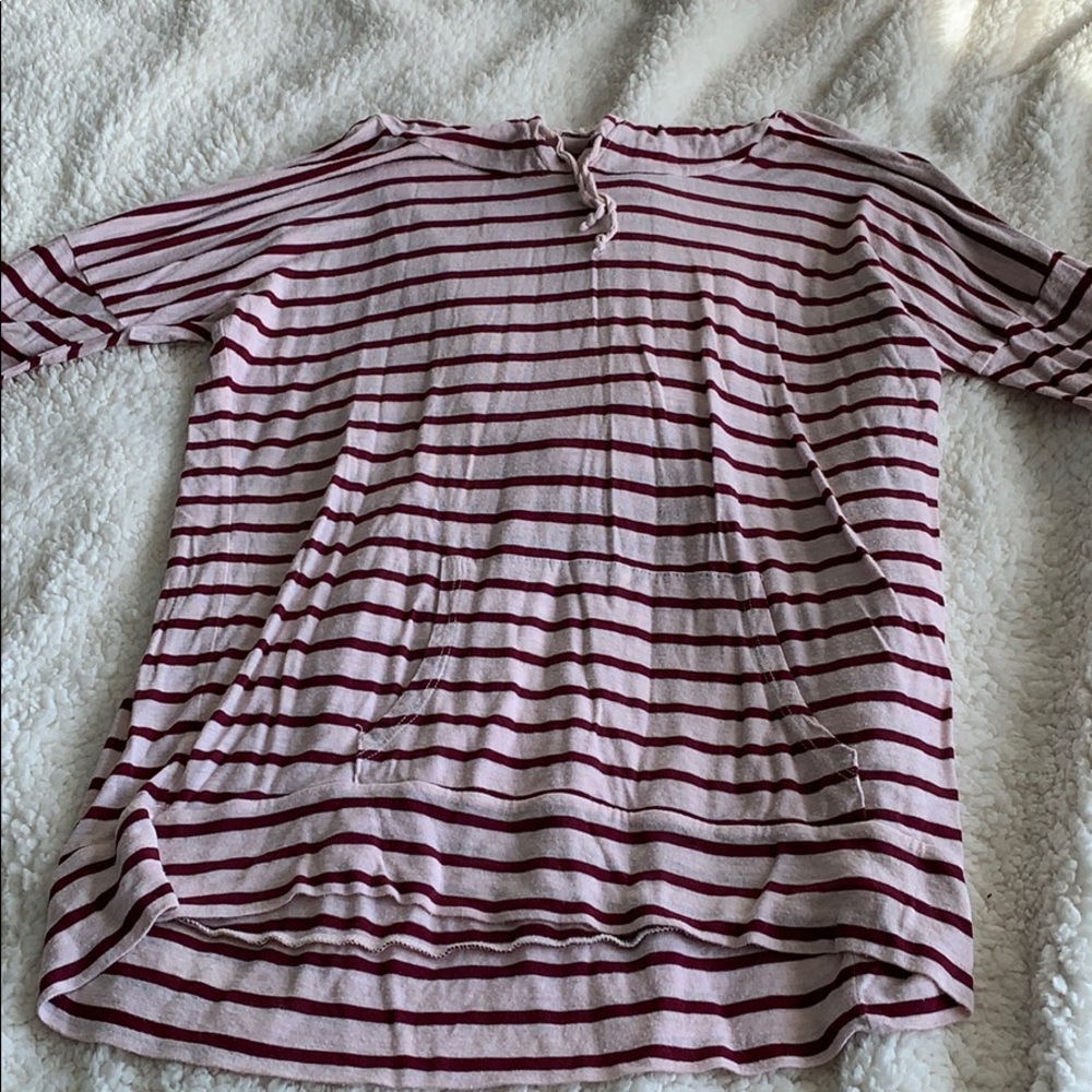 Striped hoodie